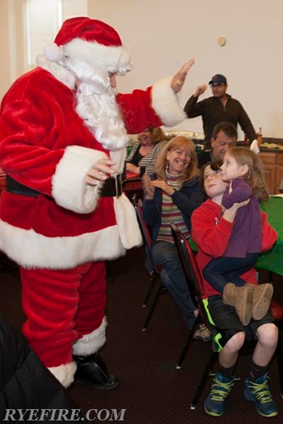 Rye FD Christmas Breakfast with Santa.  12/20/2015 Photo by RFD Lt. Lester Millman